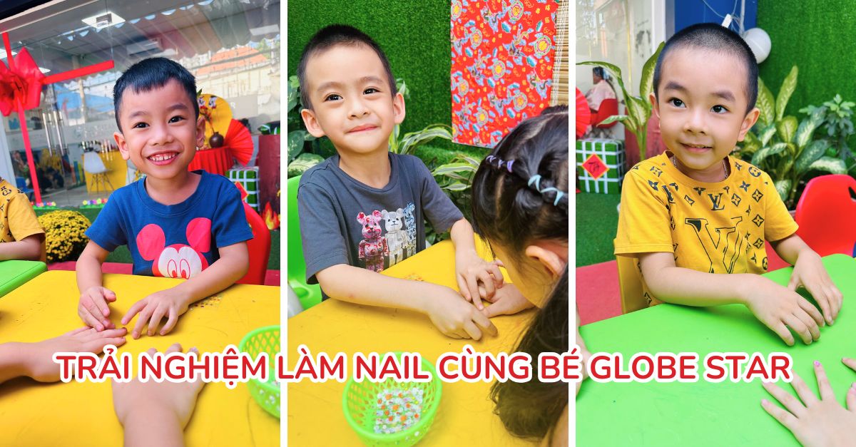 TRẢI NGHIỆM LÀM NAIL CÙNG BÉ #GLOBESTAR 🤩🤩🤩