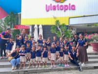 THAM QUAN DÃ NGOẠI VIETOPIA - CHẤP CÁNH ƯỚC MƠ NGHỀ NGHIỆP CHO BÉ GLOBE   🌈❤️